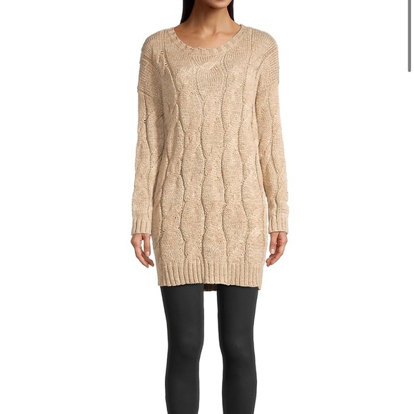 525 America Cable Knit MiniDress size XS/ S - Picture 1 of 7